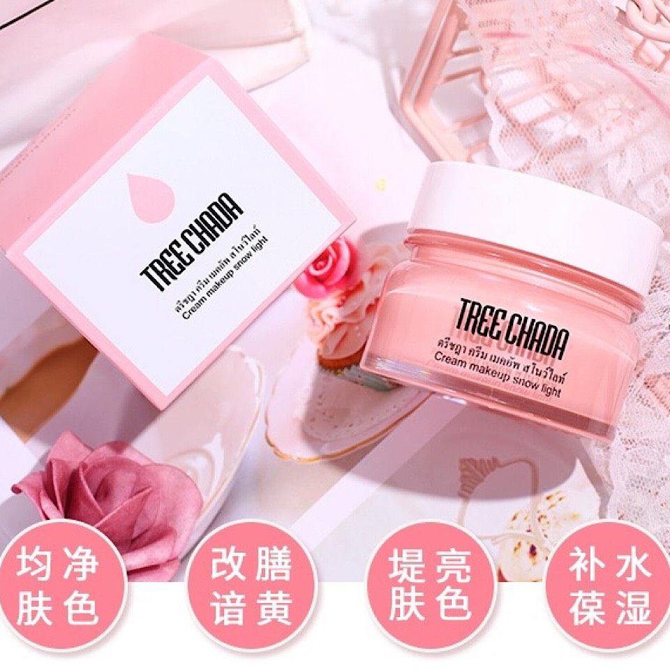 KEM TRANG ĐIỂM TREECHADA CREAM MAKEUP SNOW LIGHT